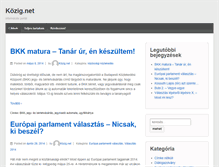 Tablet Screenshot of kozig.net